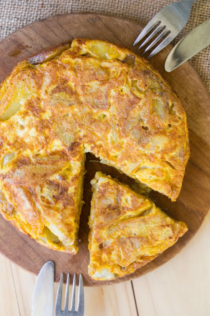 طورطية داند بالبيض والبطاطس